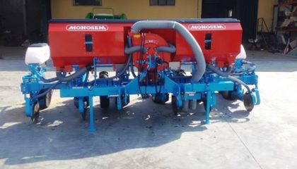 Semeador de milho monosem de 6 linhas